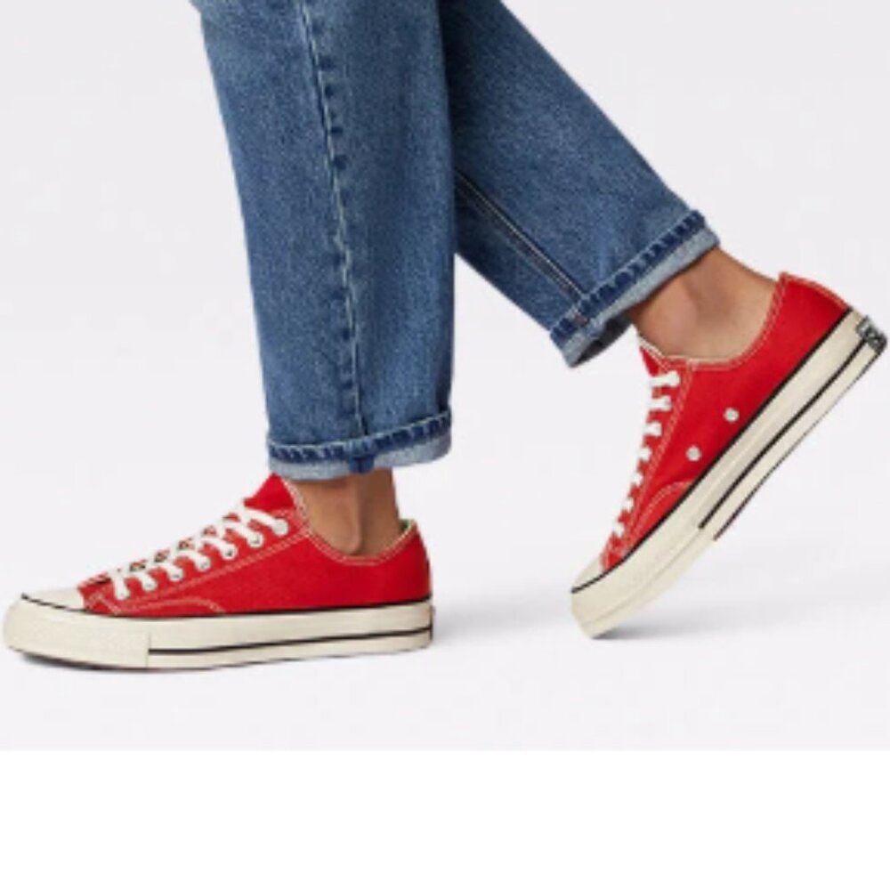 EUC CTAS Converse Street Slip GS 'Varsity Red' (Jr. 6) KICKS